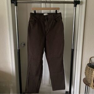 Abercrombie the 90s straight ultra high rise